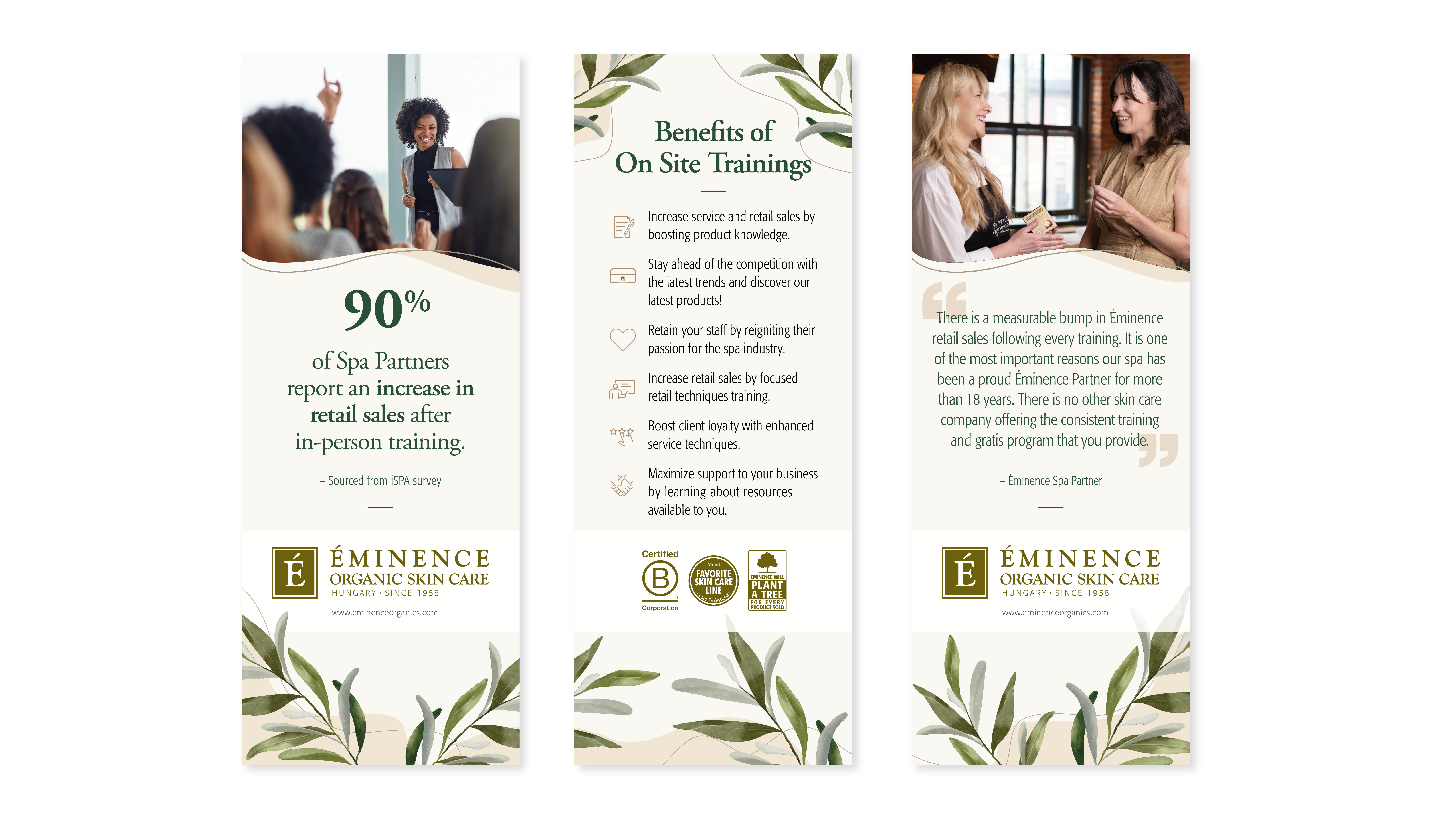 Eminence Organic Skin Care Project Board